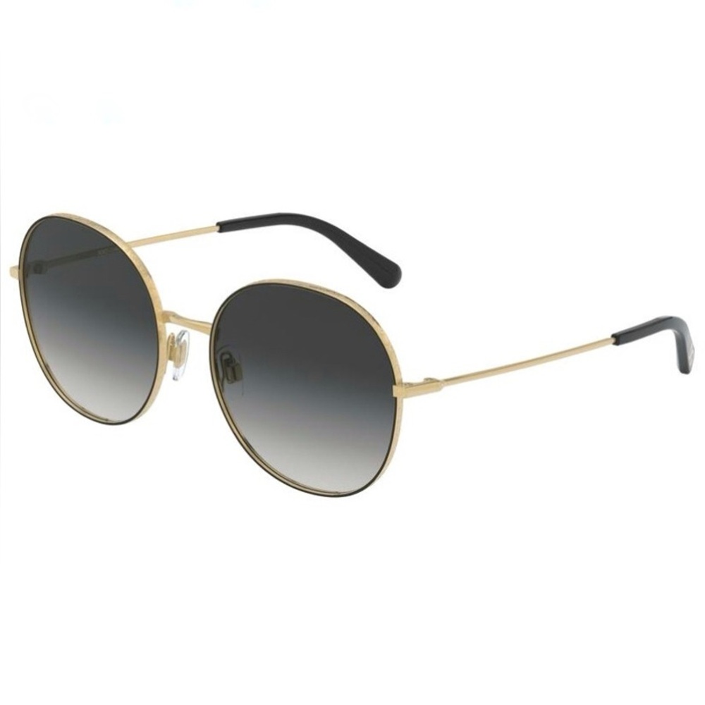 Dolce & Gabbana DG 2243 Sunglasses Black Gold